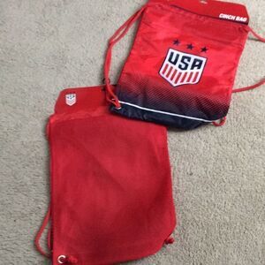 USA MNT team Soccer is in the World Cup playing youth adult cinch tote carry bag